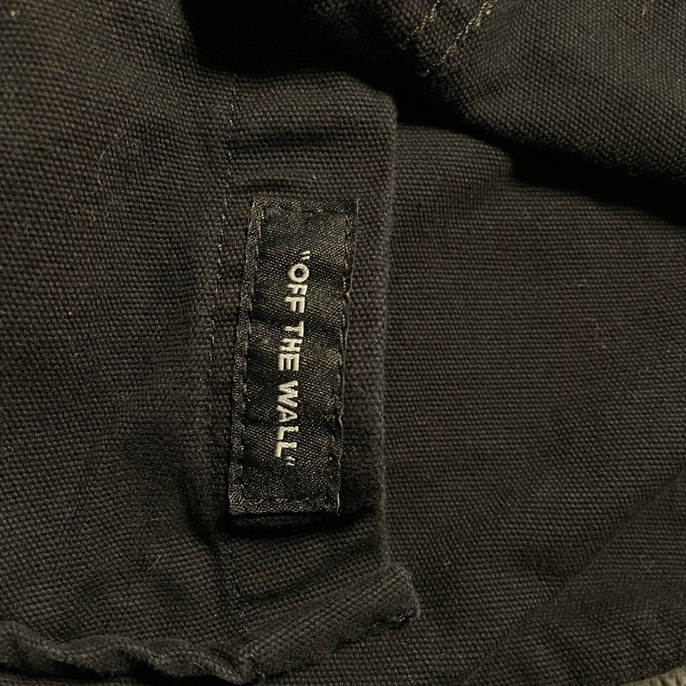 Vans Black Embroidered Utility Jacket XS Floral Button Front Size X-Small - Picture 7 of 12